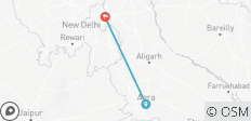 Delhi to Agra Day Trip By Fast AC Train - 3 destinations