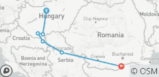 Balkan Avontuur Boedapest → Boekarest (2027) - 6 bestemmingen
