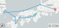 Essence du Japon et découverte de la côte Osaka to Tokyo 2026 (2026) - 13 destinations