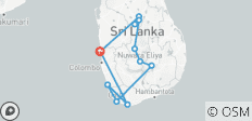 14 Tage Sri Lanka spaket - 11 Destinationen