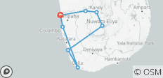 5 Nächte & 6 Tage Sri Lanka - 8 Destinationen