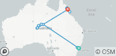Le meilleur de l\'Australie (from Sydney to Cairns) - 18 destinations