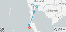 Route du Sud - De Bangkok à Phuket (voyage de groupe) - 10 destinations