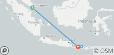 City Lights to Island Vibes: Singapore, Bali & Gili Escape - 4 destinations