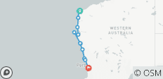 Aventure de la côte ouest (vers le sud) - 14 destinations