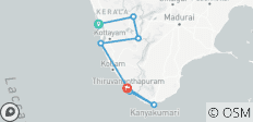 Kerala met Kanyakumari rondreis - 7 bestemmingen