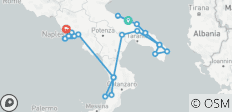 12 jours Le grand tour des Pouilles, de la Calabre et de la belle côte - 27 destinations