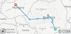 Le meilleur de la Roumanie, de la Transylvanie et de la Hongrie - 9 destinations