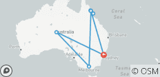 Classic Australia with Uluru and the Outback - 9 destinations
