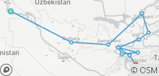 Uzbekistan & Tajikistan: Highlights - 12 destinations