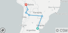 De Buenos Aires a La Paz pasando por Iguazú y Uyuni (20 Días) - 7 destinos