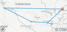 Ouzbékistan et Tadjikistan : Les routes de la soie et les sept lacs - 7 destinations