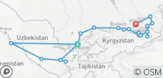 Les Stans : L\'ultime aventure sur la route de la soie - 26 destinations