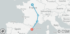 France to Spain: A Cultural Crossing - 5 destinations