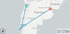 Santiago naar Buenos Aires: Vulkanen, valleien en het merengebied - 7 bestemmingen