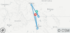 Montana : Exploration du Big Sky Country avec les parcs nationaux de Yellowstone et Glacier (de Bozeman, MT à Missoula, MT) (Standard) - 6 destinations