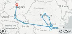 Europe de l\'Est et Balkans dévoilés avec la Transylvanie et Budapest 2027 - 15 jours (from Bucarest to Budapest) - 10 destinations