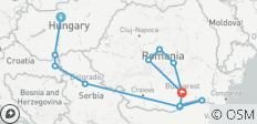 Osteuropa & Balkan mit Transsilvanien & Budapest 2027 enthüllt - 12 Destinationen
