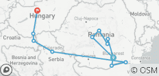 L\'Europe de l\'Est et les Balkans dévoilés avec la Transylvanie 2027 - 13 jours - 12 destinations