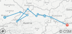 Les joyaux du Danube 2027/2028 - 8 jours (de Munich à Budapest) - 11 destinations