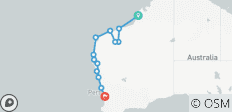 Pilbara indomable y Costa Oeste (2027/2028) - 13 destinos