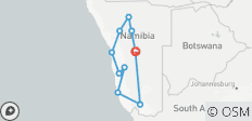 Namibia Mietwagen-Rundreise mit Allrad - 10 Destinationen