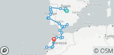 España, Portugal y Marruecos 2026 - 29 destinos