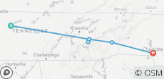 Vacaciones en Nashville y las Montañas Humeantes con Gatlinburg y Asheville (Nashville, TN a Asheville, NC) - 6 destinos