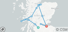 Écosse : Terre d\'histoire et de légende avec le Royal Edinburgh Military Tattoo (de Glasgow à Édimbourg) (16 destinations) - 16 destinations