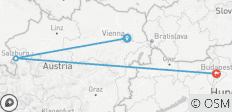 Reise nach Österreich und Ungarn: Wien, Salzburg und Budapest in einer Woche - 3 Destinationen