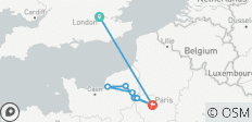 Sensationen an der Seine & Normandie mit London & Paris - 9 Destinationen