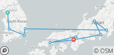Zuid-Korea + Japan avontuur 26 dagen - 11 bestemmingen