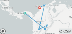 Panama & Kolumbien Rundreise - 19 Tage Karibik, Kaffee & Kultur - 6 Destinationen