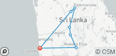 5 TAGE ABENTEUER IN SRI LANKA - 7 Destinationen