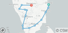 South India – Kerala Backwaters – Toy Train & Wildlife Tour – 15 Days - 14 destinations