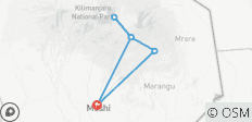 Aventura épica de 5 días por la Ruta de Marangu - 6 destinos