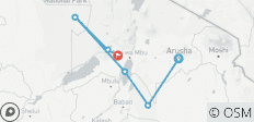 7-Day Northern Circuit Safari & Waterfall Hike Adventure. - 7 destinations
