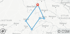 8 Days Golden Triangle Tour with Bharatpur Ranthambore - Golden Triangle Tour with Birds and Tigers - 8 destinations