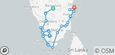 Grote rondreis door Zuid-India - 32 bestemmingen
