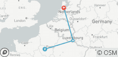 París, Luxemburgo y Ámsterdam en una semana - 3 destinos