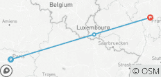 París Luxemburgo y Frankfurt en una semana - 3 destinos