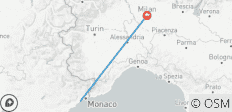 Nizza und Mailand in einer Woche - 2 Destinationen