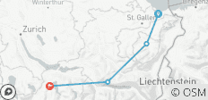 Alpine Panorama Trail - Lake Constance, Appenzell & Toggenburg 8 Days - 4 destinations