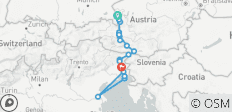Piste cyclable Alpe-Adria Salzbourg - Grado 11 jours (11 jours) - 17 destinations