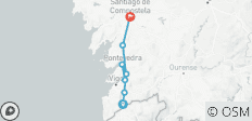 Portugiesischer Jakobsweg von Tui nach Santiago (8 Tage) - 7 Destinationen