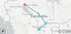Cambodia - By Bike From Phnom Penh to Siem Reap 7 Days - 4 destinations