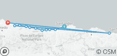 Nördlicher Jakobsweg von Santander nach Gijon (13 Tage) - 12 Destinationen