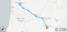 Canal de la Garonne - von Bordeaux nach Toulouse (7 Tage) - 6 Destinationen
