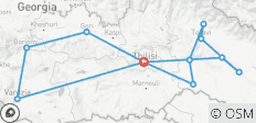 Beleef de hoogtepunten van Georgië (10 dagen) - 12 bestemmingen