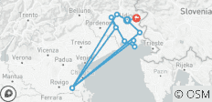 Friaul Rundfahrt - Durch Weinreben und zum Meer (8 Tage) - 12 Destinationen